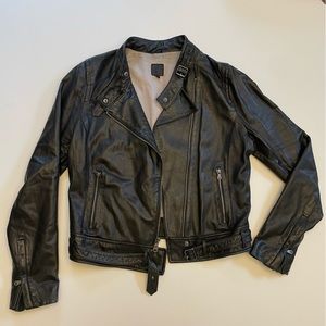 Gap leather jacket